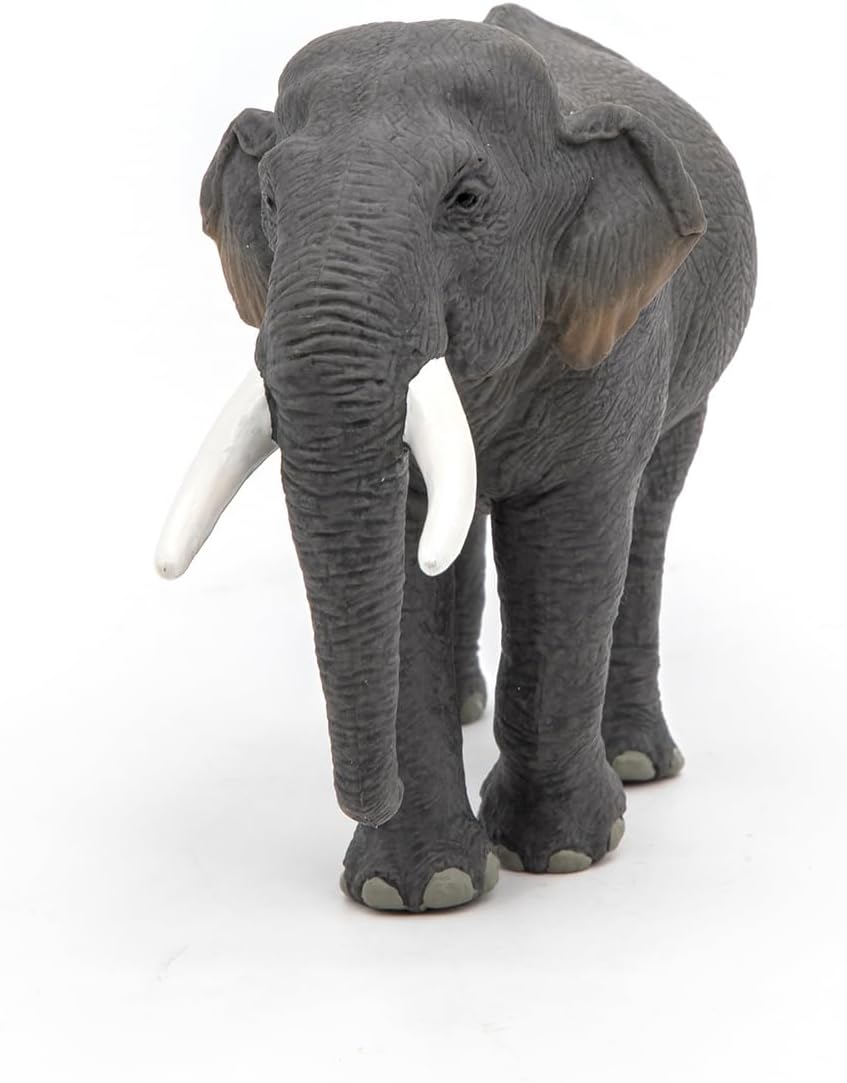 Figura Elefante De Asía Pintada A Mano papo