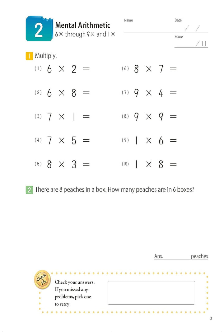Libro De Kumon Mathbites Matemáticas para Niños