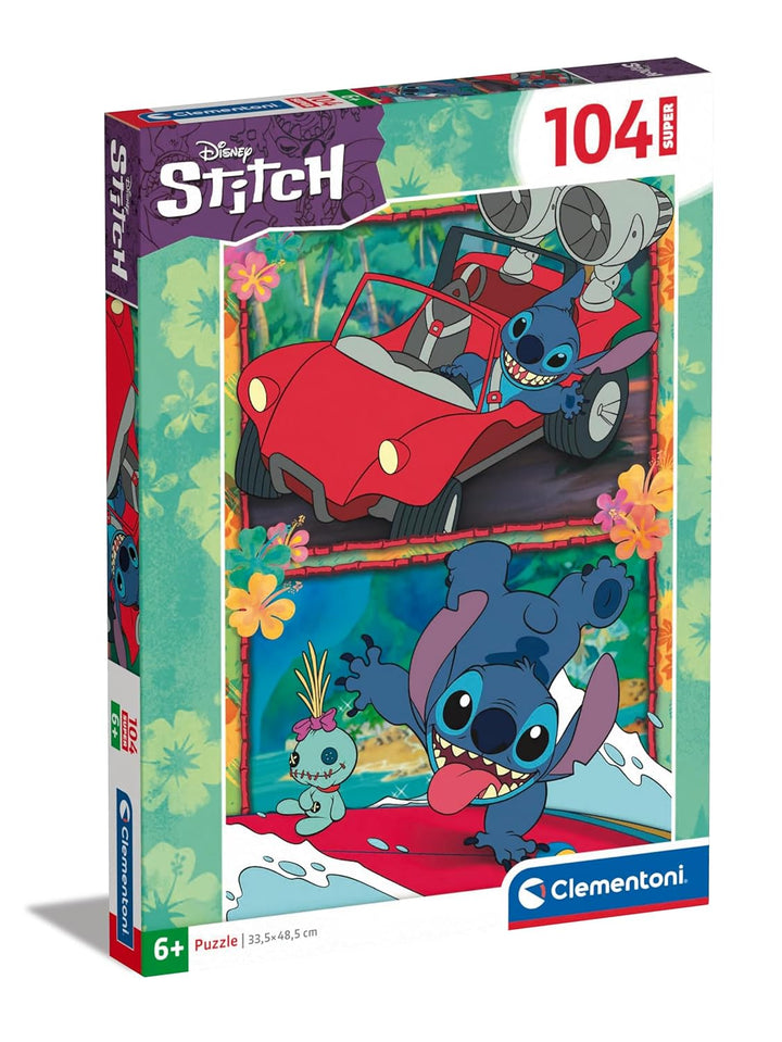 Rompecabezas 104 Piezas Stitch Para Niños