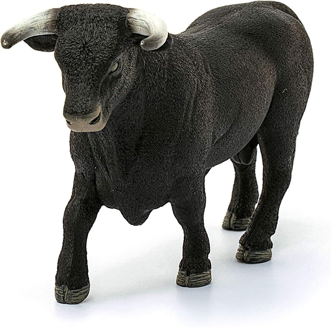 Figura Animales Toro Negro Pintada A Mano Schleich