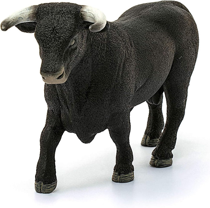 Figura Animales Toro Negro Pintada A Mano Schleich