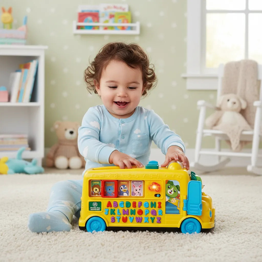 Juego Autobús Educativo Letras Y Animal Niños
