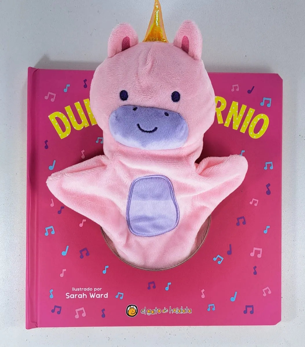 Libro Dulce Unicornio Con Títere Para Niños