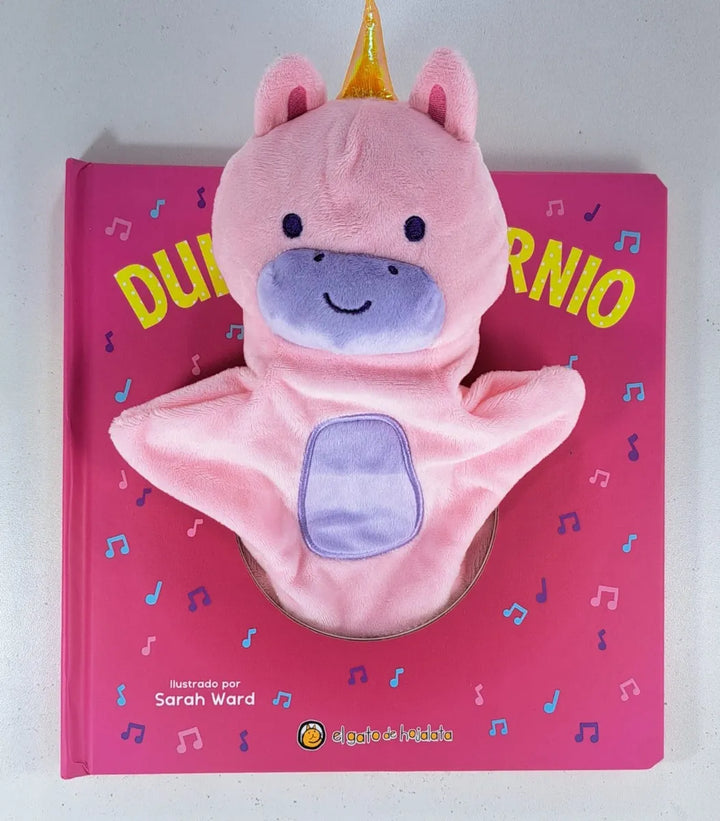 Libro Dulce Unicornio Con Títere Para Niños