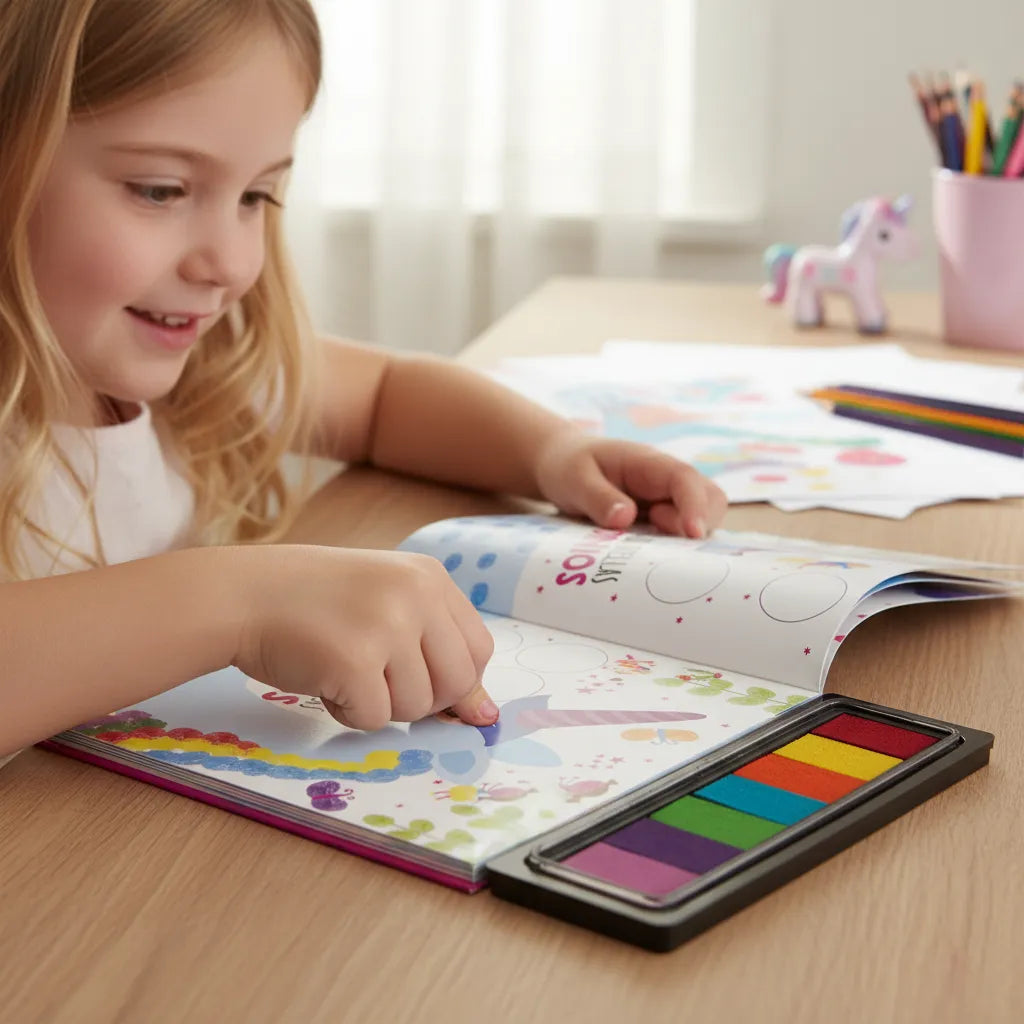 Libro Actividades Con HuellitasUnicornios