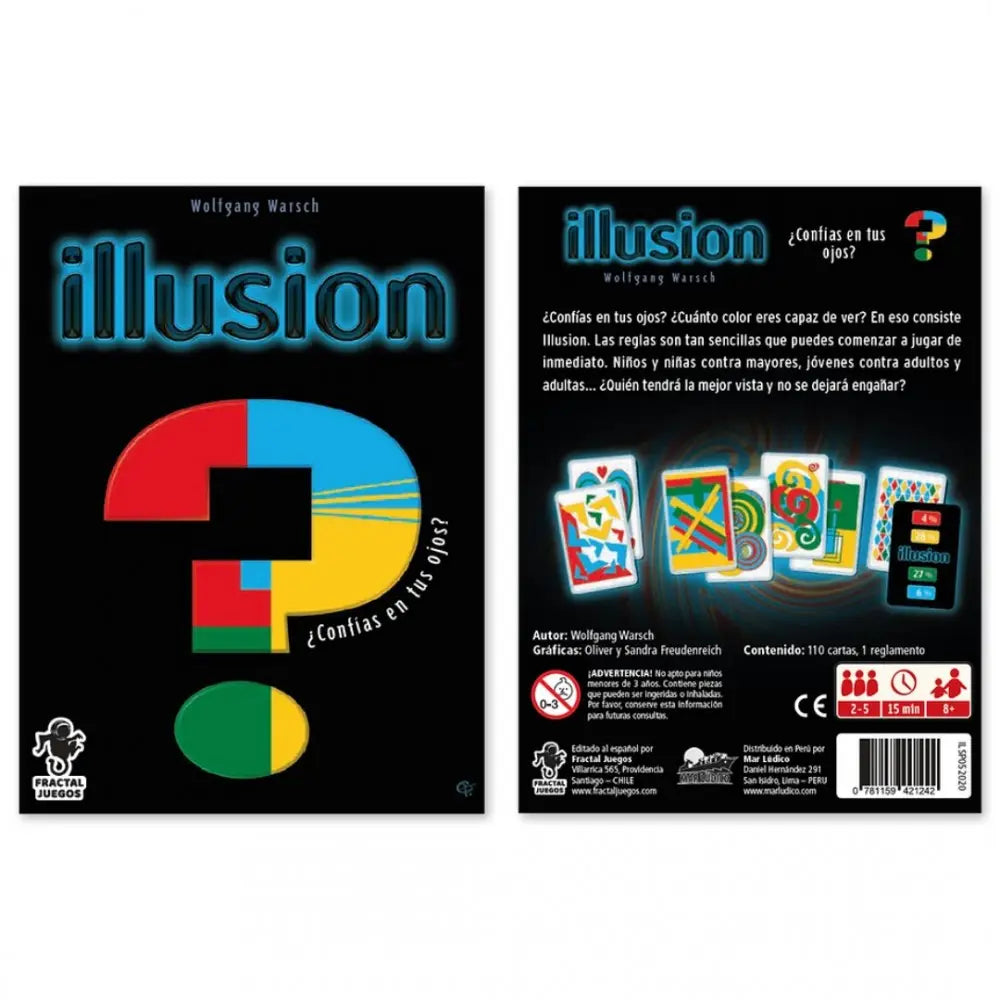Juego De Mesa Estrategia Illusion Para Niños Familiar