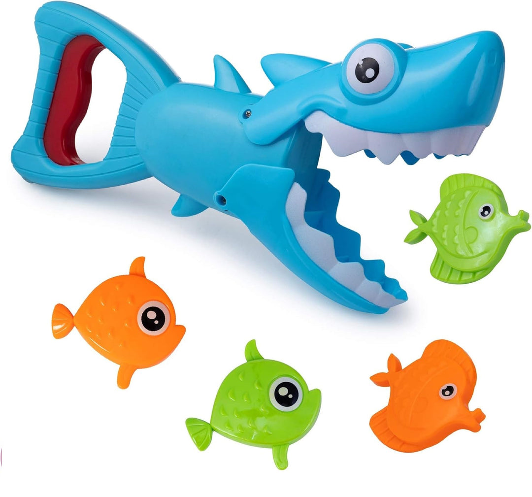 Juego Para El Baño Tiburón Atrapapeces Niños