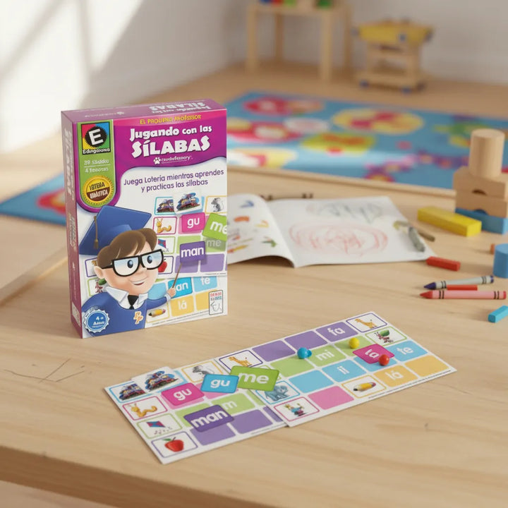 Juego Didactico Loteria Las Silabas Ronda