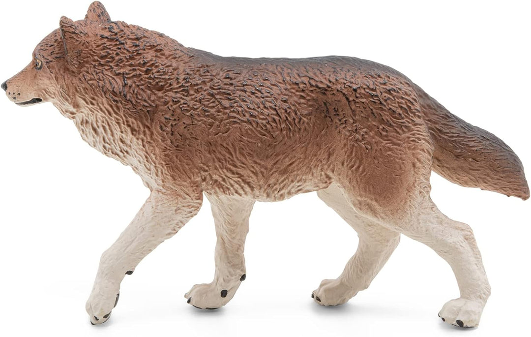 Figura Coleccionable Lobo Pintada A Mano Papo