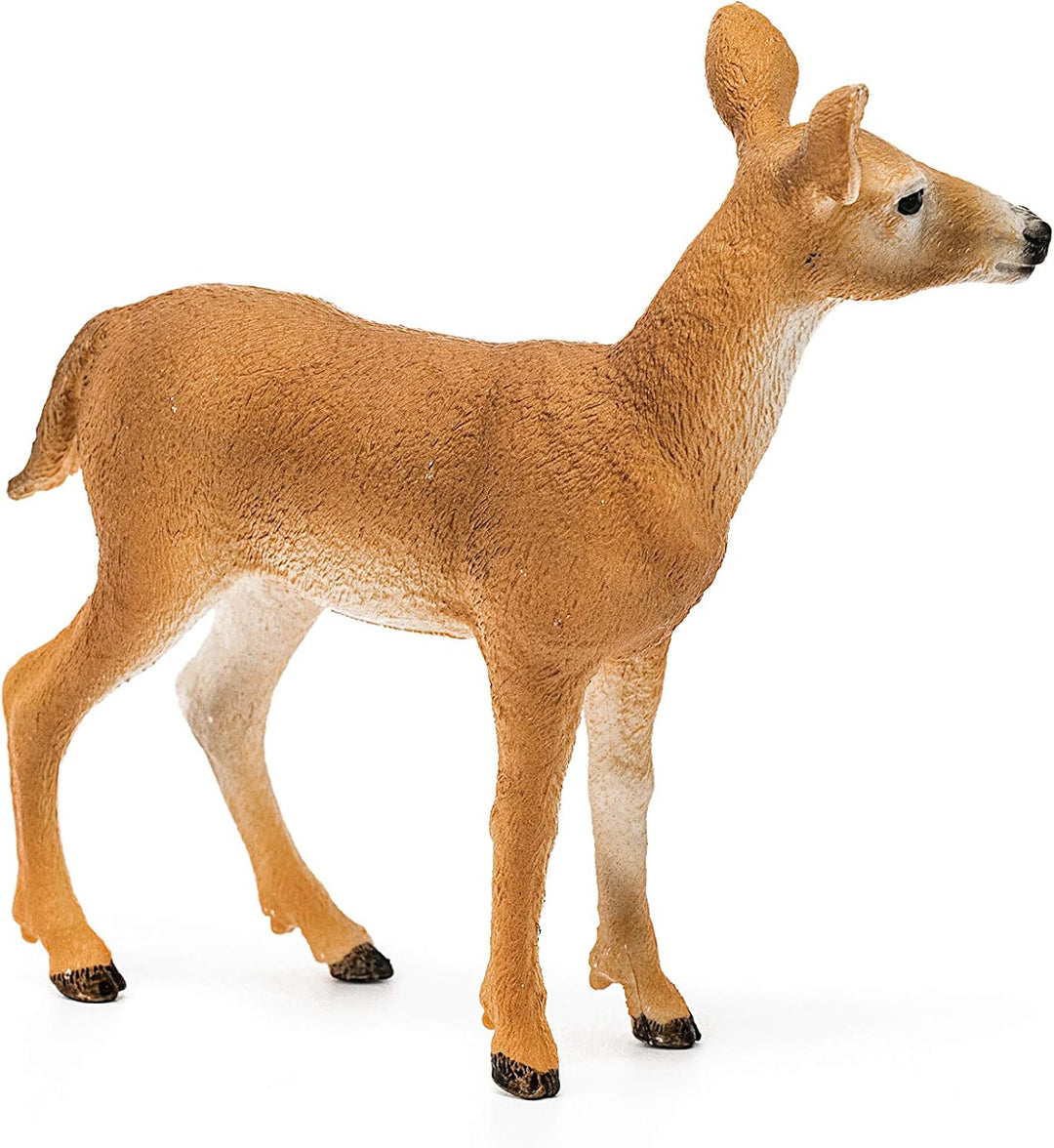 Figuras Ciervo  Hembra Pintada A Mano Schleich