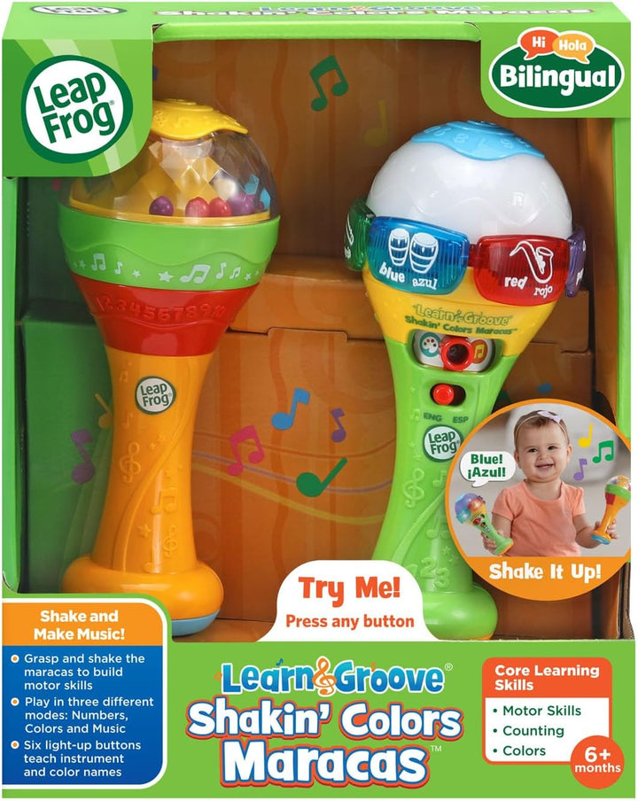 Juguete Maracas Bilingües Colores Y Números