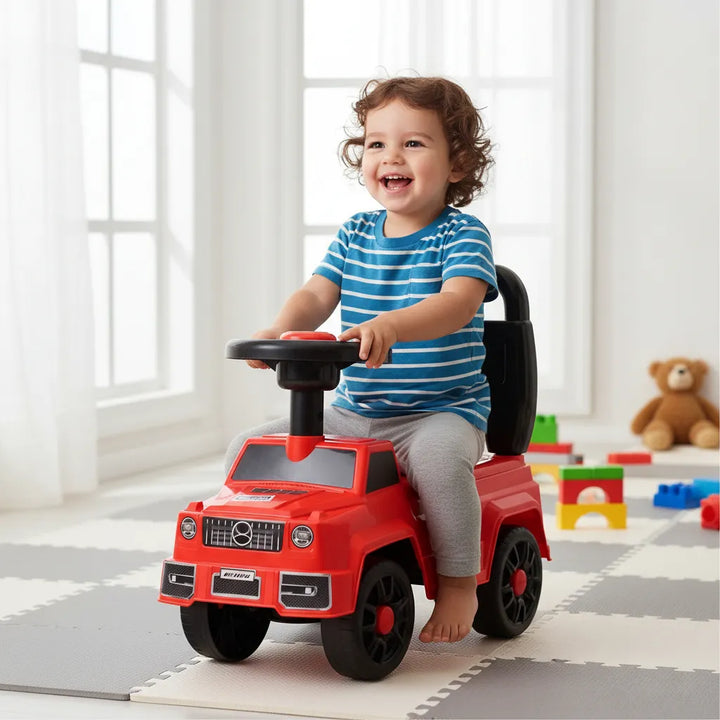 Carros Montable Con Bocina rojo Para Niños