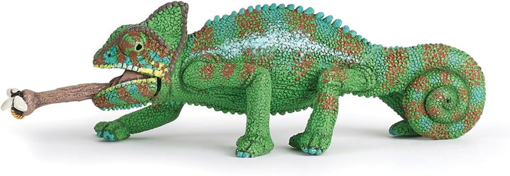 Figura Coleccionable Camaleón Pintado A Mano Papo Niños