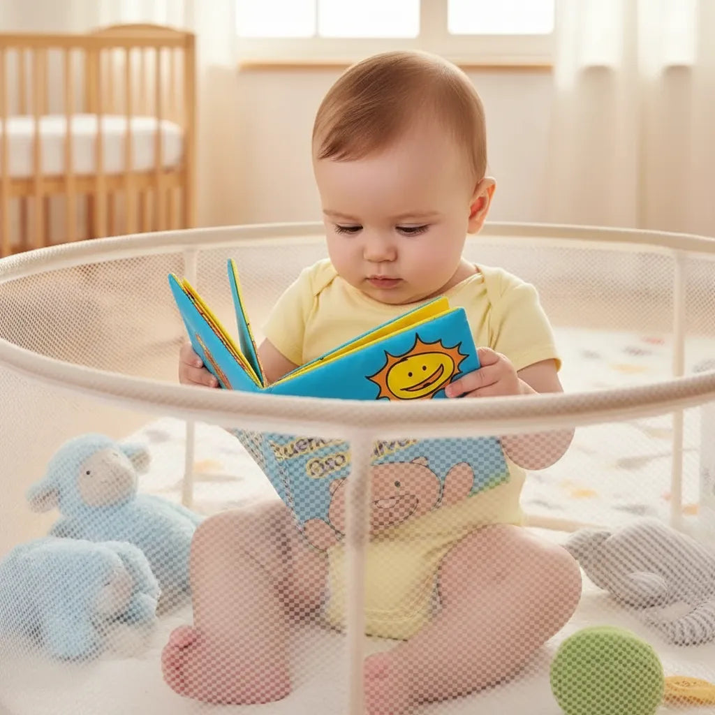 Libro De Tela Para Bebe Estimulación Sensorial