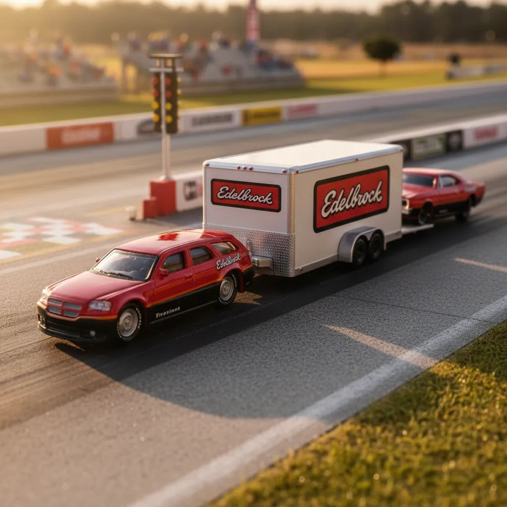 Carro A Escala 1:64 Edelbrock Edición Especial Colección