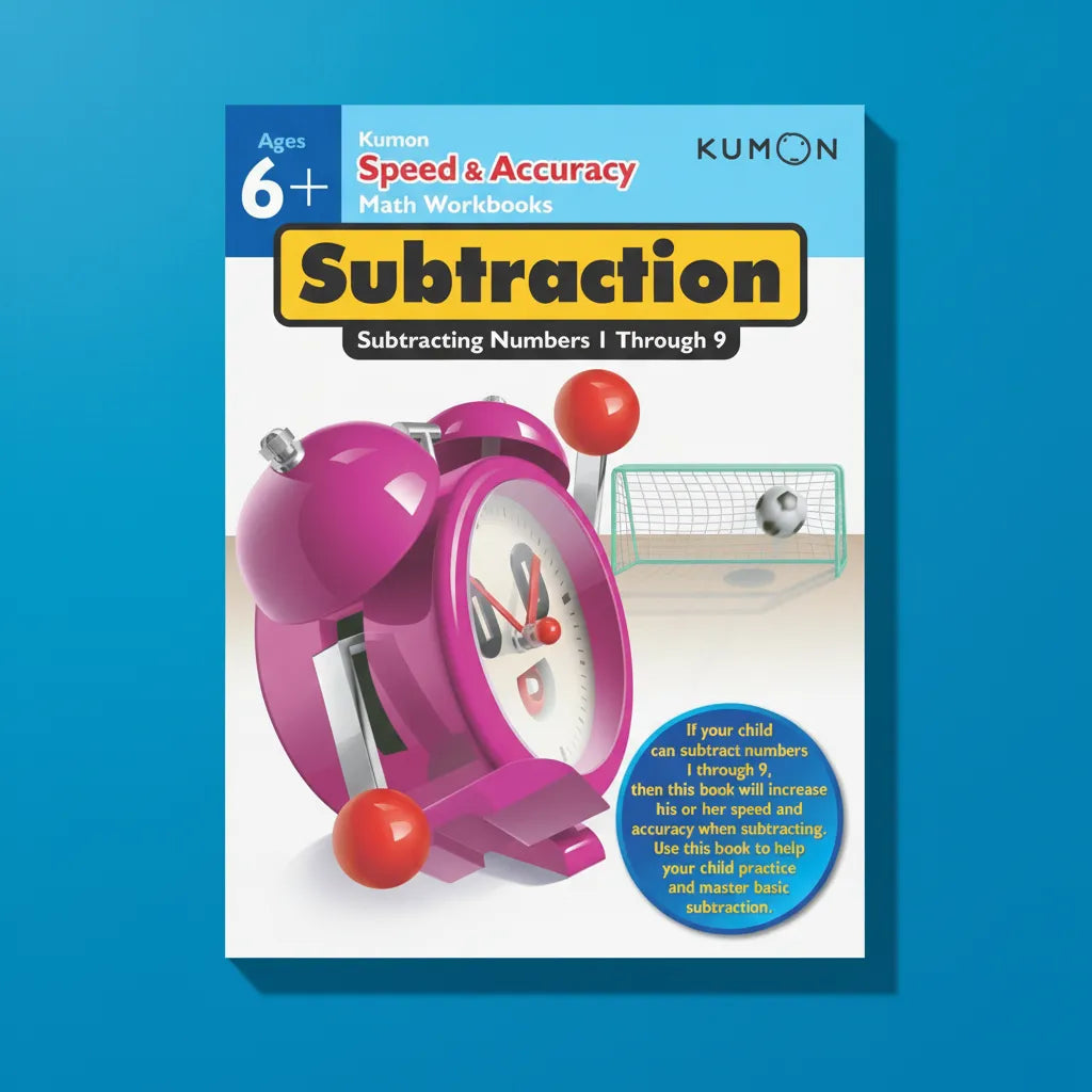 Libro Didáctico kumon Subtration para Niños