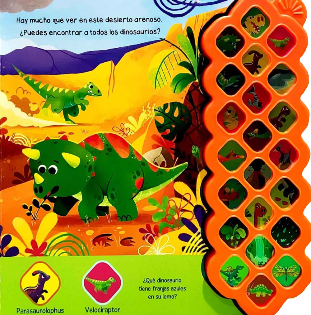 Libro Interactivo Mundo Dino Aventuras Niños