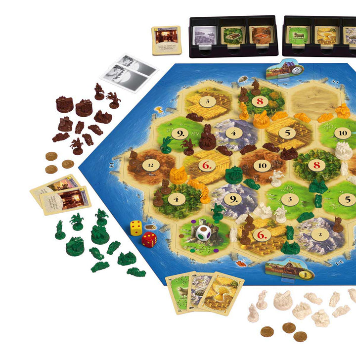 Juego Catan Ampliación Mercaderes Y Bárbaros
