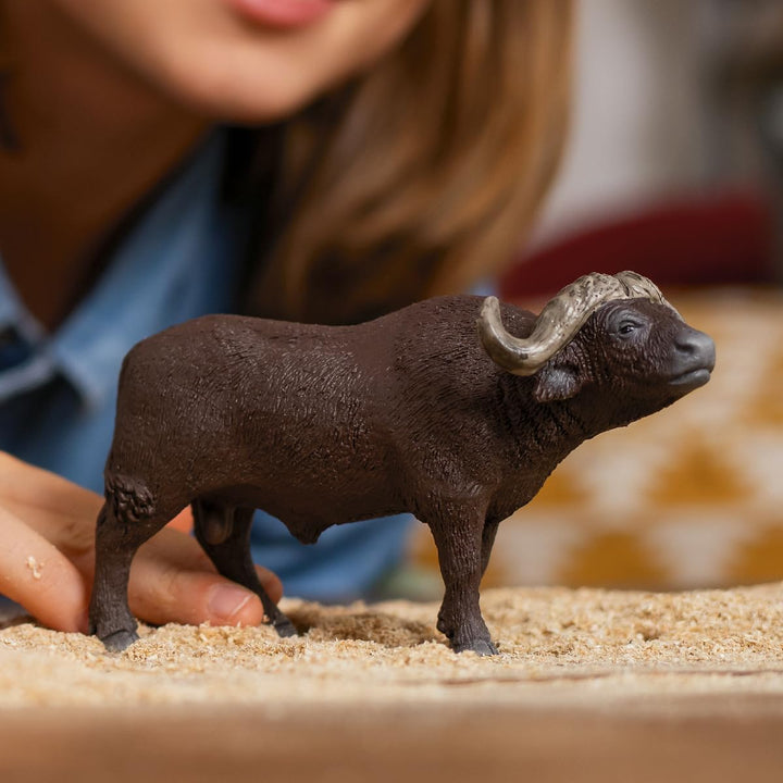 Figura  Animales Búfalo Pintada A Mano Schleich