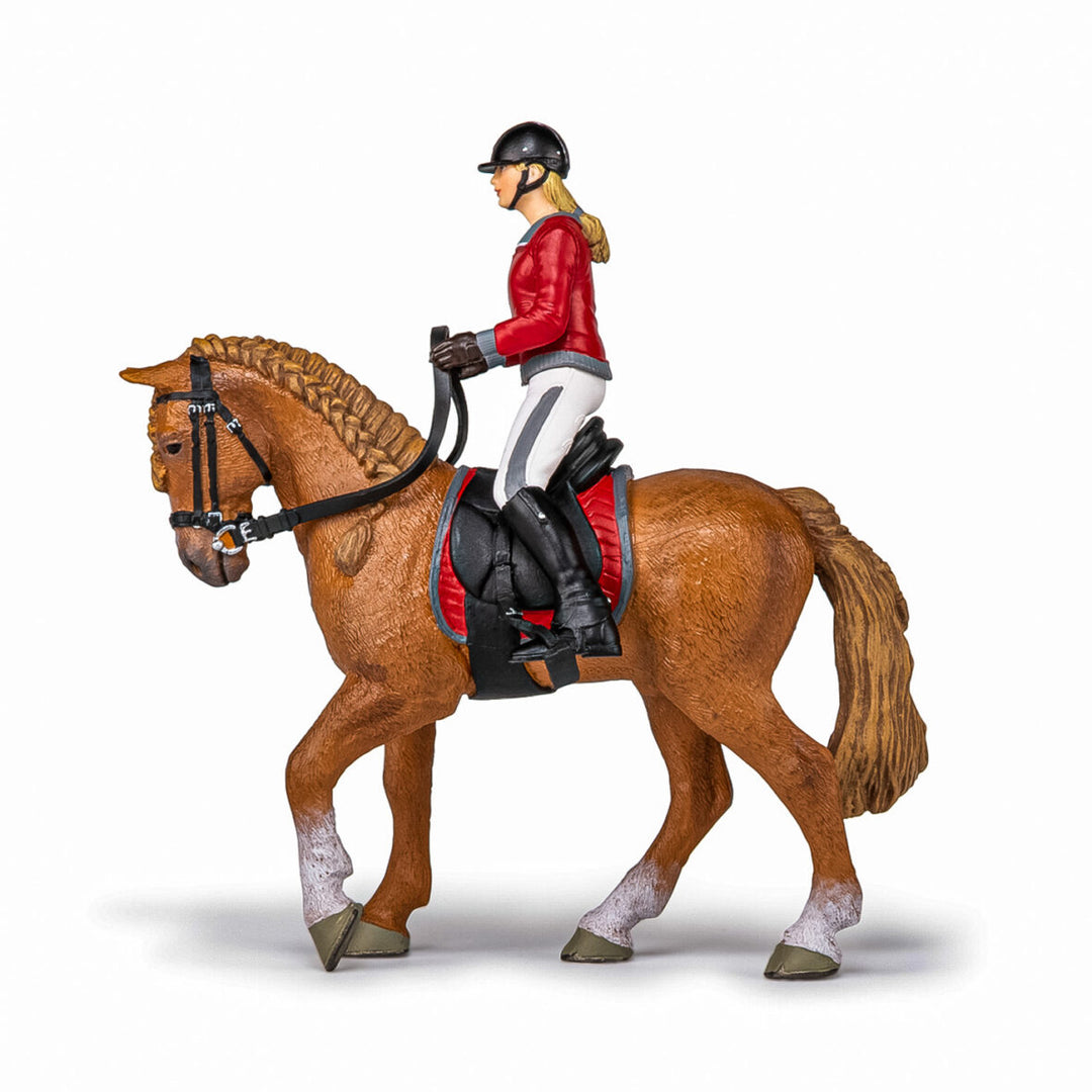 Juego figura de competencia Amazona y caballo