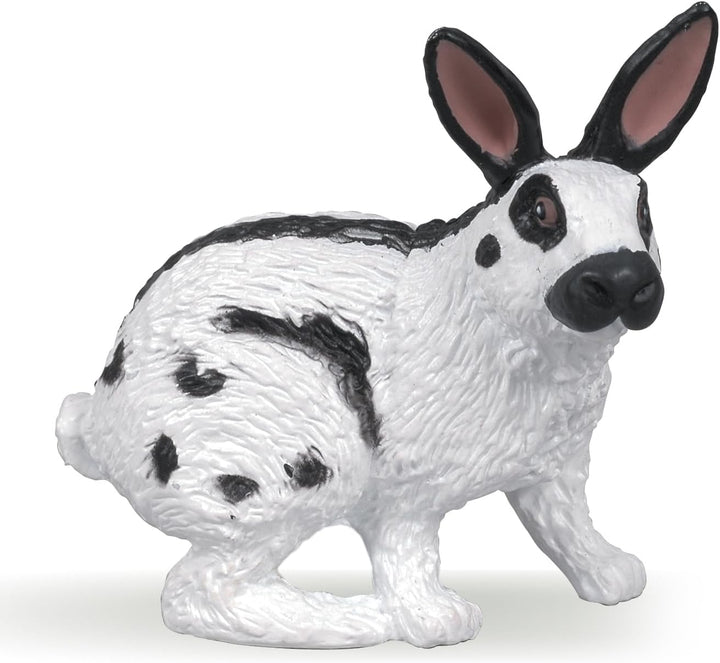 Figura Conejo Blanco Pintada A Mano Papo