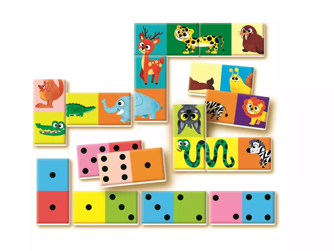 Juego Didáctico Dominós Animales Para Niños