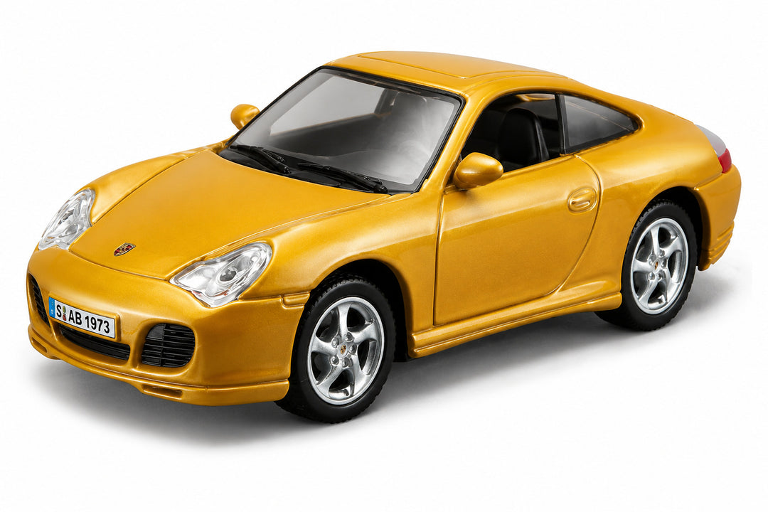 Carro Coleccionable 1:36 Porshe 911 Carrera 4s Amarillo