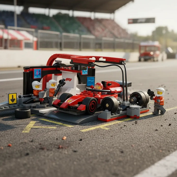Juguete Lego City F1 Pit Stop Ferrari 322 Piezas Para Niños