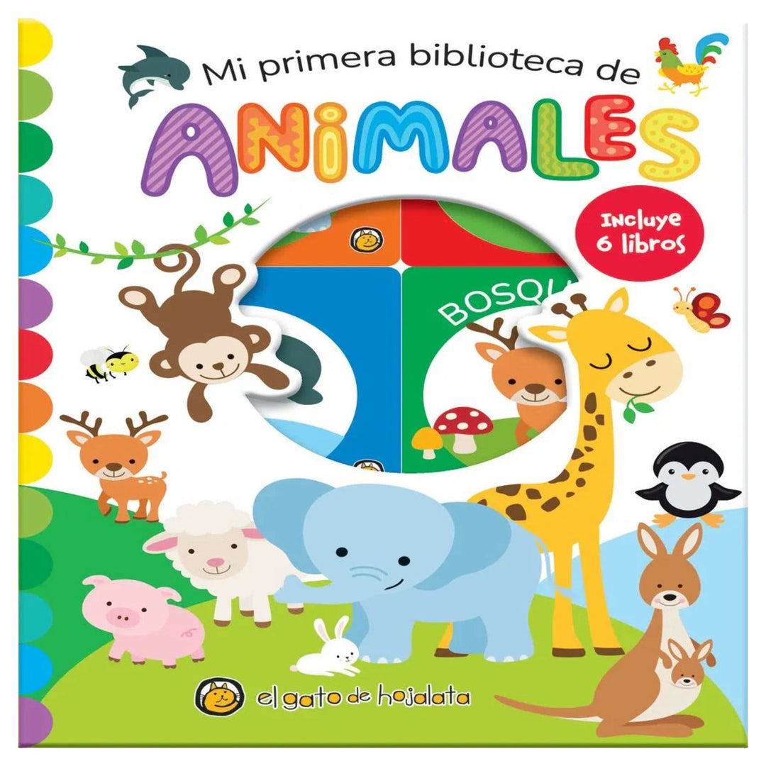 Libro Infantil Mi Primera Biblioteca De Animales