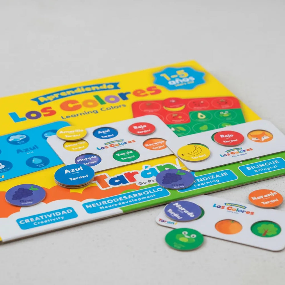Juego Didáctico Aprendiendo Los Colores Para Niños