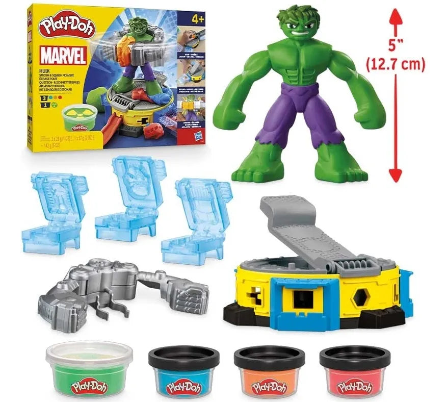 Juguete Play-doh Hulk Aplasta Y Moldea Niños