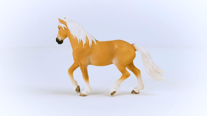 Figura Coleccionable Yegua Haflinger Pintada A Mano