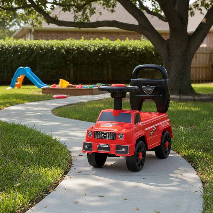 Carros Montable Con Bocina rojo Para Niños