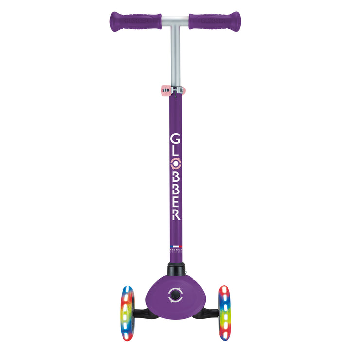 Patineta Primo Lights Morado Luces Led Para Niños