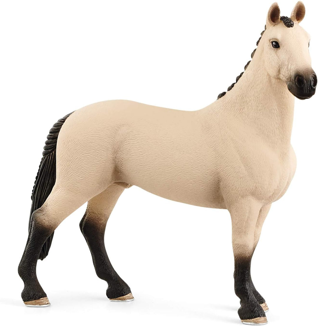Figura Caballo Hannoveriana Pardo Pintada A Mano