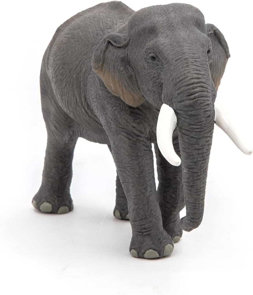 Figura Elefante De Asía Pintada A Mano papo