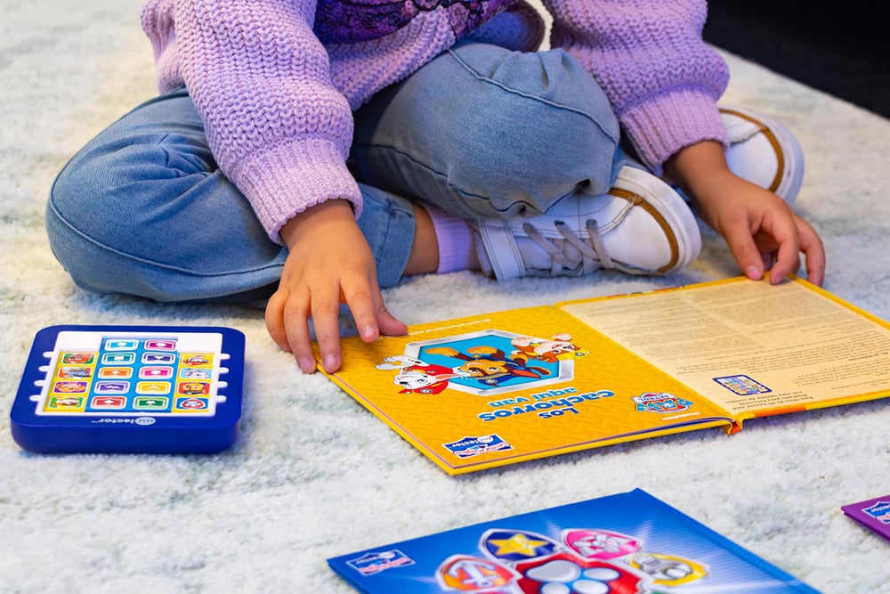 Libro Paw Patrol Lector Electrónico Biblioteca 8 Libros Niños