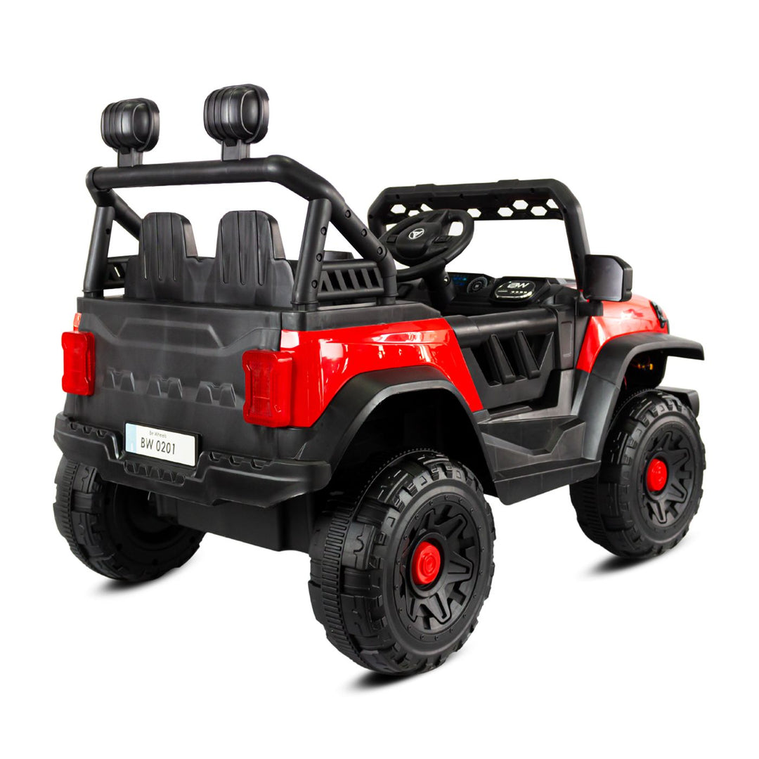 Carro Eléctrico Tipo Rubicón Rojo 12v Prinsel Niños