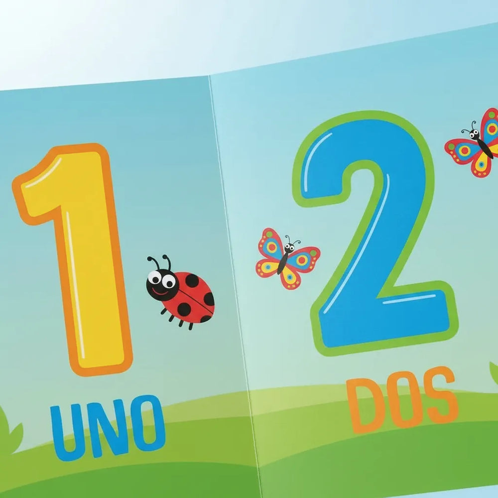 Libro Didáctico Ilustrado Para El Baño Números Para Niños