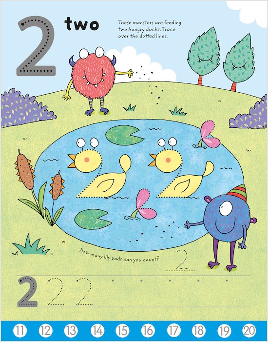 Libro Infantil Números Aprendizaje Borrable Niños