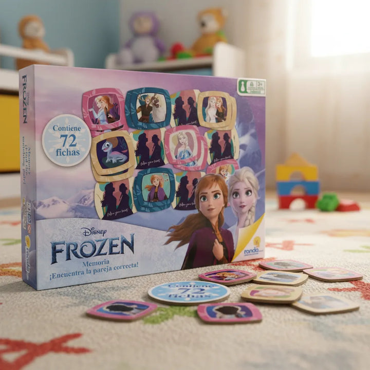 Juego De Mesa Memoria Edición Frozen Niñas