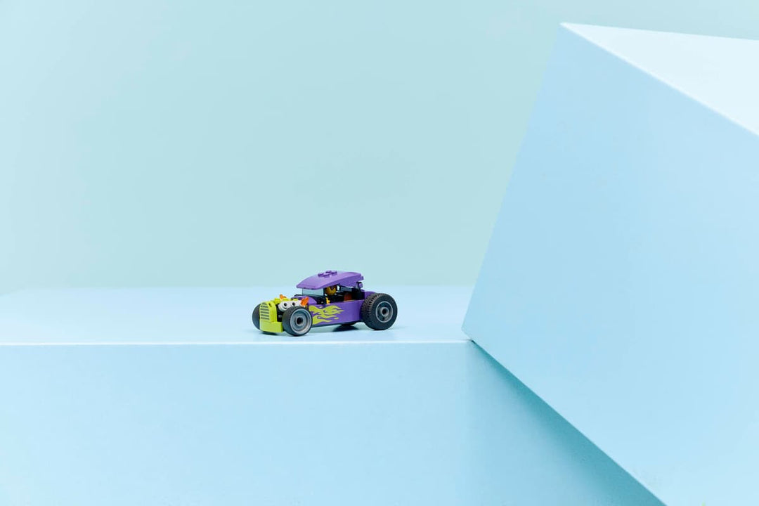 Juego De Construcción City Hot Rod 81 Piezas Para Niños