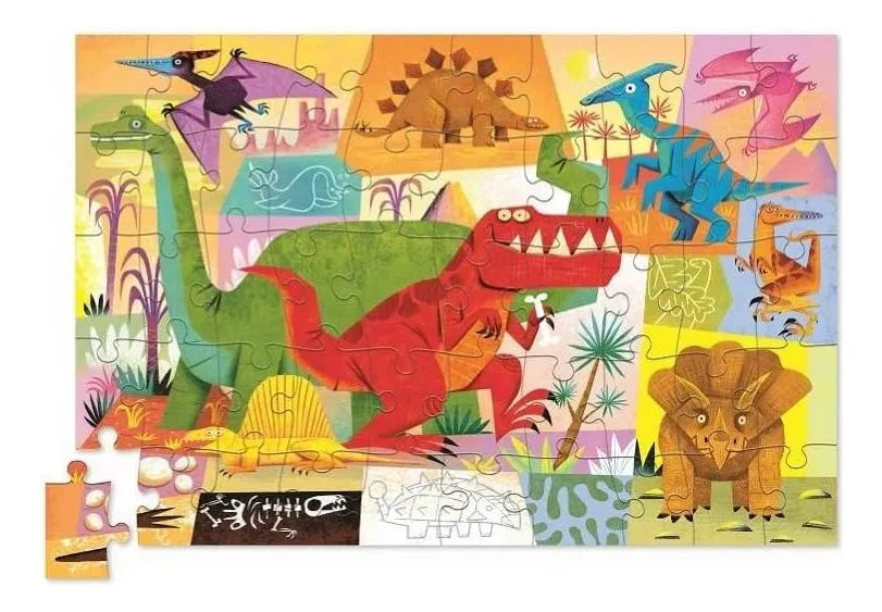 Rompecabezas Diseño Dinosaurios 50 Piezas Para Niños