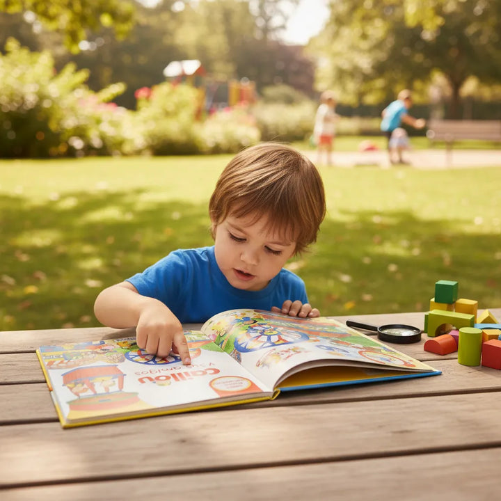 Libro Interactivo Caillou Y Sus Amigos Para Niños