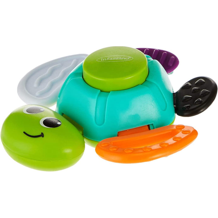 Juguete Sonajero Sensorial Para Bebés Tortuga
