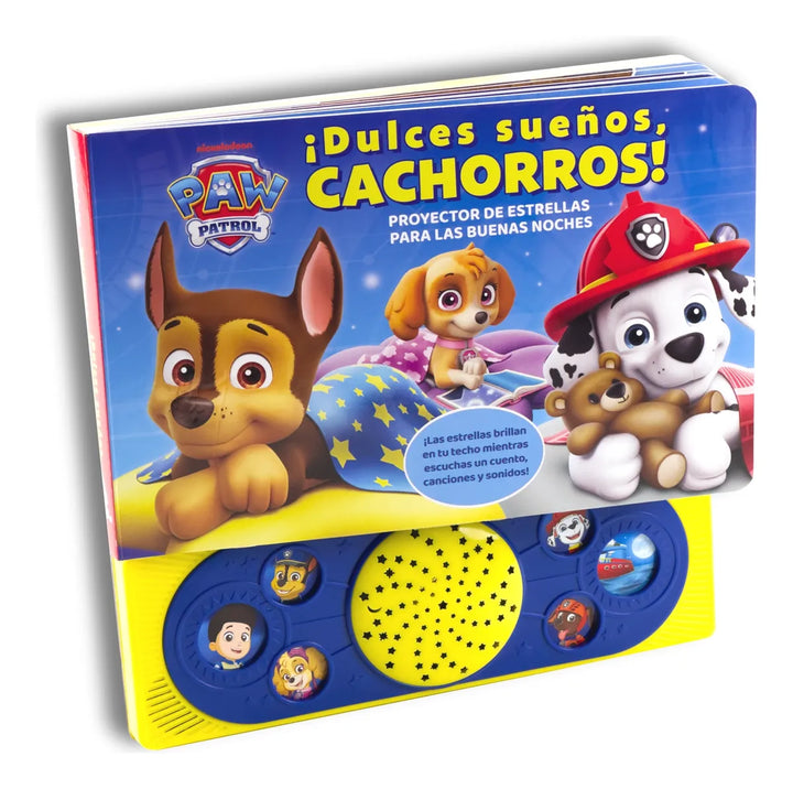 Libro Proyector Paw Patrol Canciones Para Dormir Para Niños