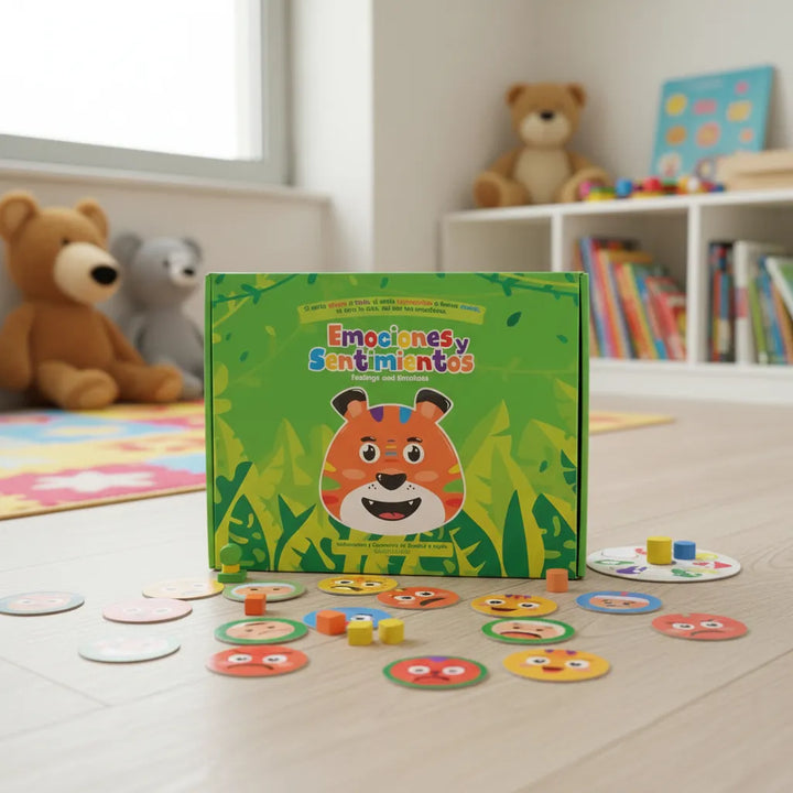 Juego Didáctico las Emociones Y Sentimientos Niños