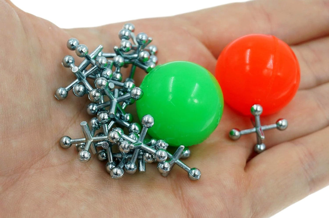 Juego Clásico De Jacks En Metal Para Niños