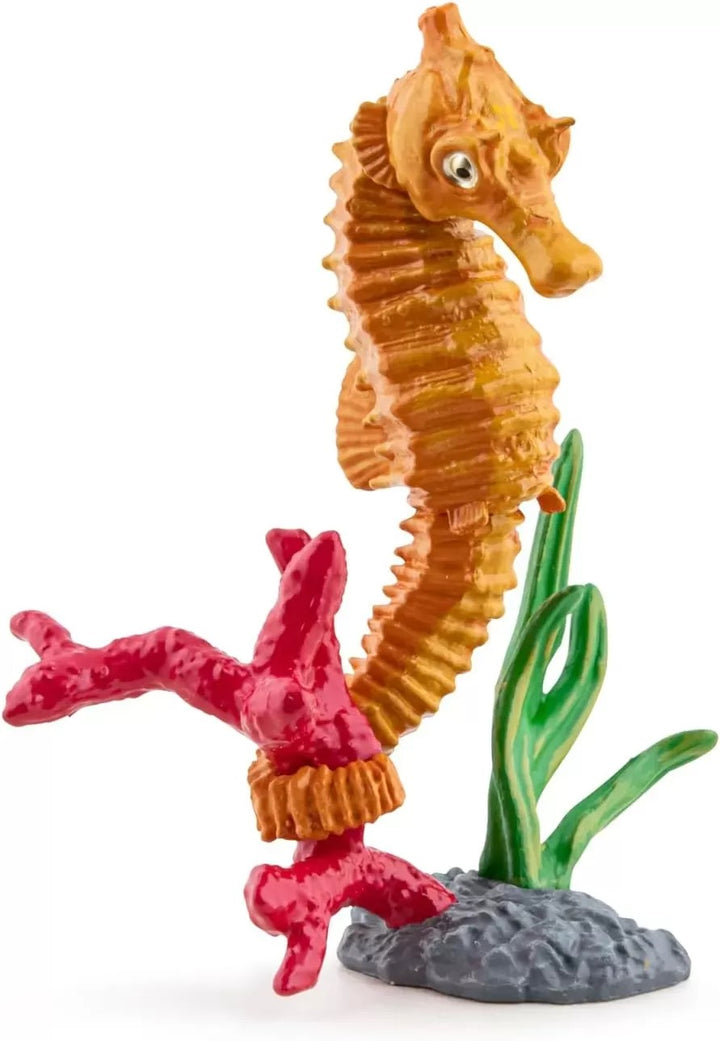 Figura Coleccionable Caballito De Mar Pintada A Mano