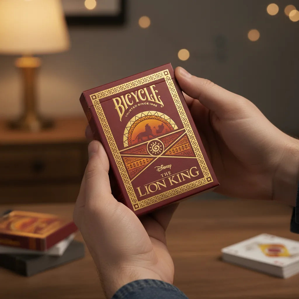 Barajas Cartas Bicycle Rey León Naipes Magia
